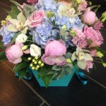 Композиция в коробке виде сердца «Для любимой» - магазин цветов «Бизнес Флора» в Омске